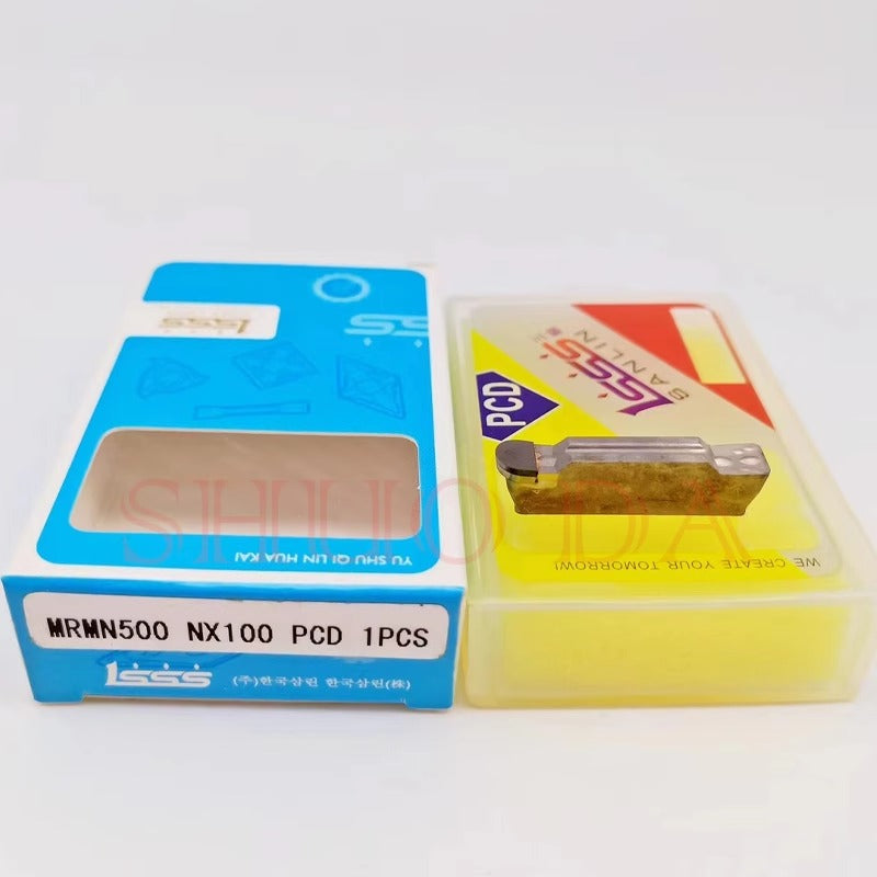 1034-Korea imported diamond cut-off groove blade diamond blade MGMN/MRMN200 300 PCD gemstone cutter grain Shandong Denso Pricision Tools Co.,Ltd.